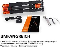 Rollei Compact Traveler No. 1 Ultra-lightweight travel tripod Orange