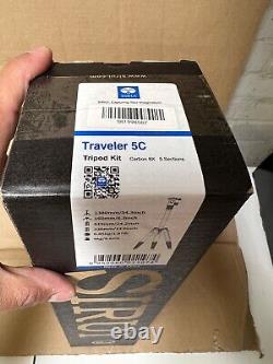 SIRUI Compact Traveler 5C Tripod 54.3 inches Lightweight Carbon Fiber 360° Panor