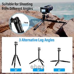 SIRUI Compact Traveler 5CX Tripod 51.97 Inches Lightweight Carbon Fiber Travel T