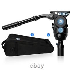 SIRUI SVT75 Lite Pro Carbon Fiber Video Camera Tripod One-Step Height Adjustment