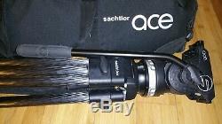 Sachtler Ace Fluid Head Tripod with Quick Plate 75 Carbon Fiber Leg & Carry Case