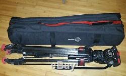 Sachtler FSB 8 Fluid Video Tripod with Carbon Fiber Leg Quick Plate & Carry Case