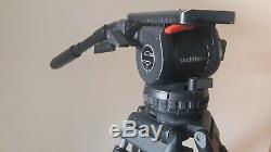 Sachtler Video 18p 100mm tripod system with Carbon Fiber 2stage legs