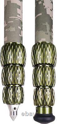 Sirui CT-3204 Pro Carbon 4-Step Tripod Legs Only Green Digi Camo Flat/75mm Bowl