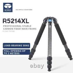 Sirui R-5214XL Professional camera carbon fiber tripod kit with VH-15 Fluid Head