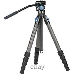 Sirui ST-125 5-Section Carbon Fiber Tripod & VA-5 Ultra-Compact Video Head Kit