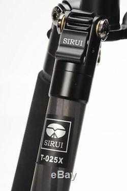 Sirui T-025x Carbon Fiber Tripod Set withQR Plate Included #084