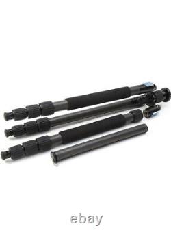 Sirui w-2204 Waterproof Carbon Fiber Tripod, Black & Polished (6435) Mint Cond