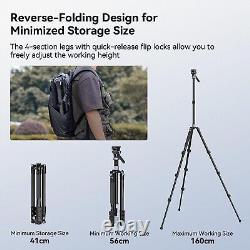 SmallRig 63 Video Tripod, Carbon Fiber Tripod Monopod withCenter Column-Outlet