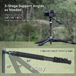 SmallRig 63 Video Tripod, Carbon Fiber Tripod Monopod withCenter Column-Outlet