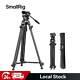 Smallrig 64'' Carbon Fiber Video Tripod Kit With Step-less Damping Load Up 6kg