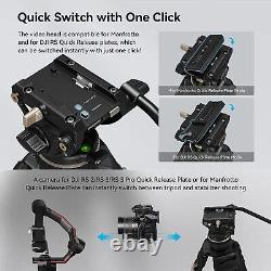 SmallRig 78 FreeBlazer Heavy-Duty Carbon Fiber Camera Tripod, One-key locking