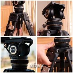 SmallRig AD-100 78 Video Tripod with One-Step Locking, Camera Carbon Fiber Tripod