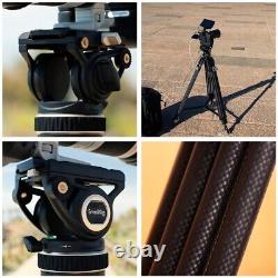 SmallRig AD-100 78 Video Tripod with One-Step Locking, Camera Carbon Fiber Tripod