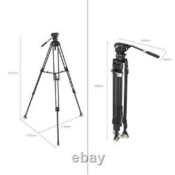 SmallRig AD-100 78 Video Tripod with One-Step Locking, Camera Carbon Fiber Tripod