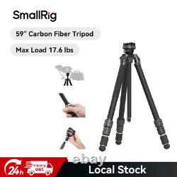 SmallRig Carbon Fiber Tripod, 59 Travel Tripod with One-Step Tightening System