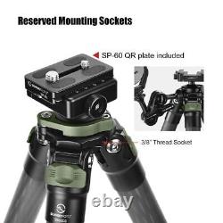 Sunwayfoto Carbon Fiber Tripod Hunting Inverted Ball Head Arca-Swiss Picatinny