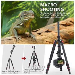 TTT-008 200cm/78.7in Adjustable Carbon Fiber Tripod Stand W6T8