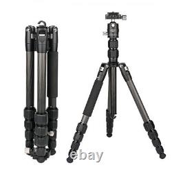 Travel Lightweight Carbon Fiber Professional Tripod with Ball Head for DSLR