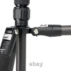 Travel Lightweight Carbon Fiber Professional Tripod with Ball Head for DSLR