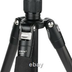 Travel Lightweight Carbon Fiber Professional Tripod with Ball Head for DSLR