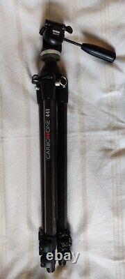 Tripod Manfrotto Carbonone 441 With 390rc Pan And Tilt Head And Velbon Case