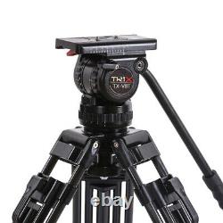 Trix/TERis V8T PLUS Heavy Carbon Fibre Video Camera Tripod Kit Fluid Head