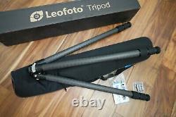 USED Leofoto LS-323C +LH-40 Ball head Pro Carbon Fiber Tripod Kit with Case