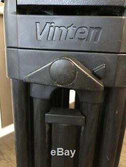 Vinten Vision 100 Pan Tilt Head with Pozi-Loc Carbon Tripod & Telescopic Pan Bar