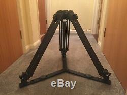 Vinten carbon fibre tripod legs. 100mm bowl with fast lock legs and + spreader