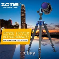 Z818C Carbon Fiber Travel Tripod Light Weight Monopod&Ball Head for DSLR Camera