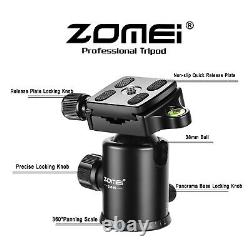 ZOMEI Z669C Carbon Fiber Camera Tripod Monopod Lightweight for Travel Photograph