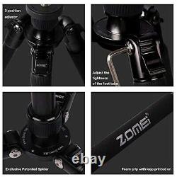 ZOMEi Z818C Carbon Fibre Camera Professional Tripod & Monopod GOLD
